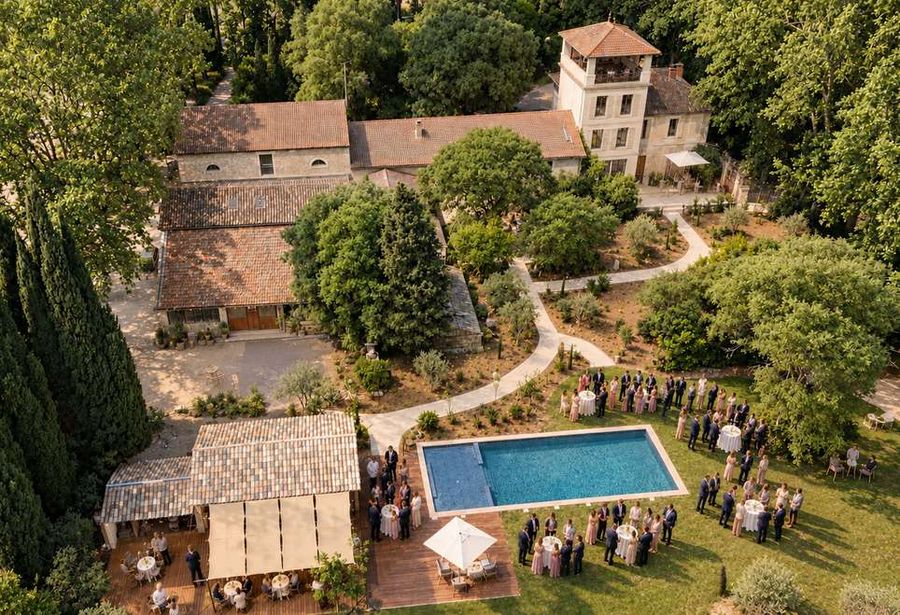 Le domaine vu du ciel – Le Mas de la Massane